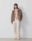 Louvre II Imported Simple Whole Mink Short Coat - variant_title