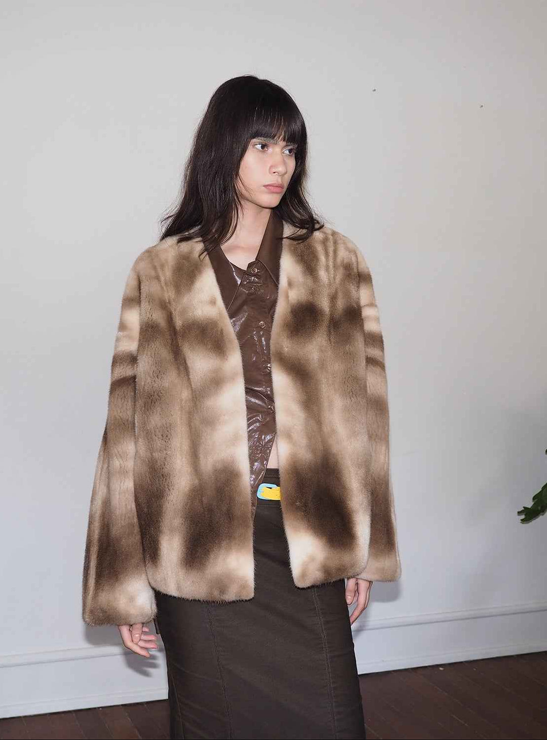 Louvre Mink V - Neck Jacket - variant_title
