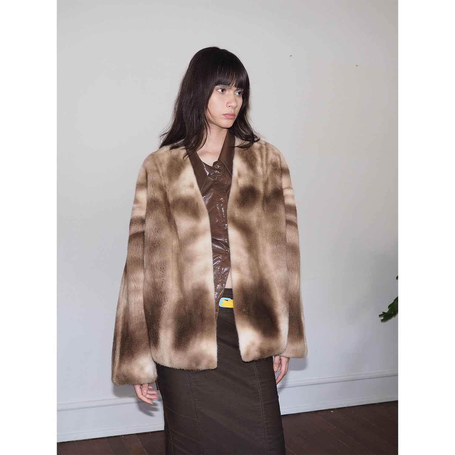 Louvre Mink V - Neck Jacket - variant_title