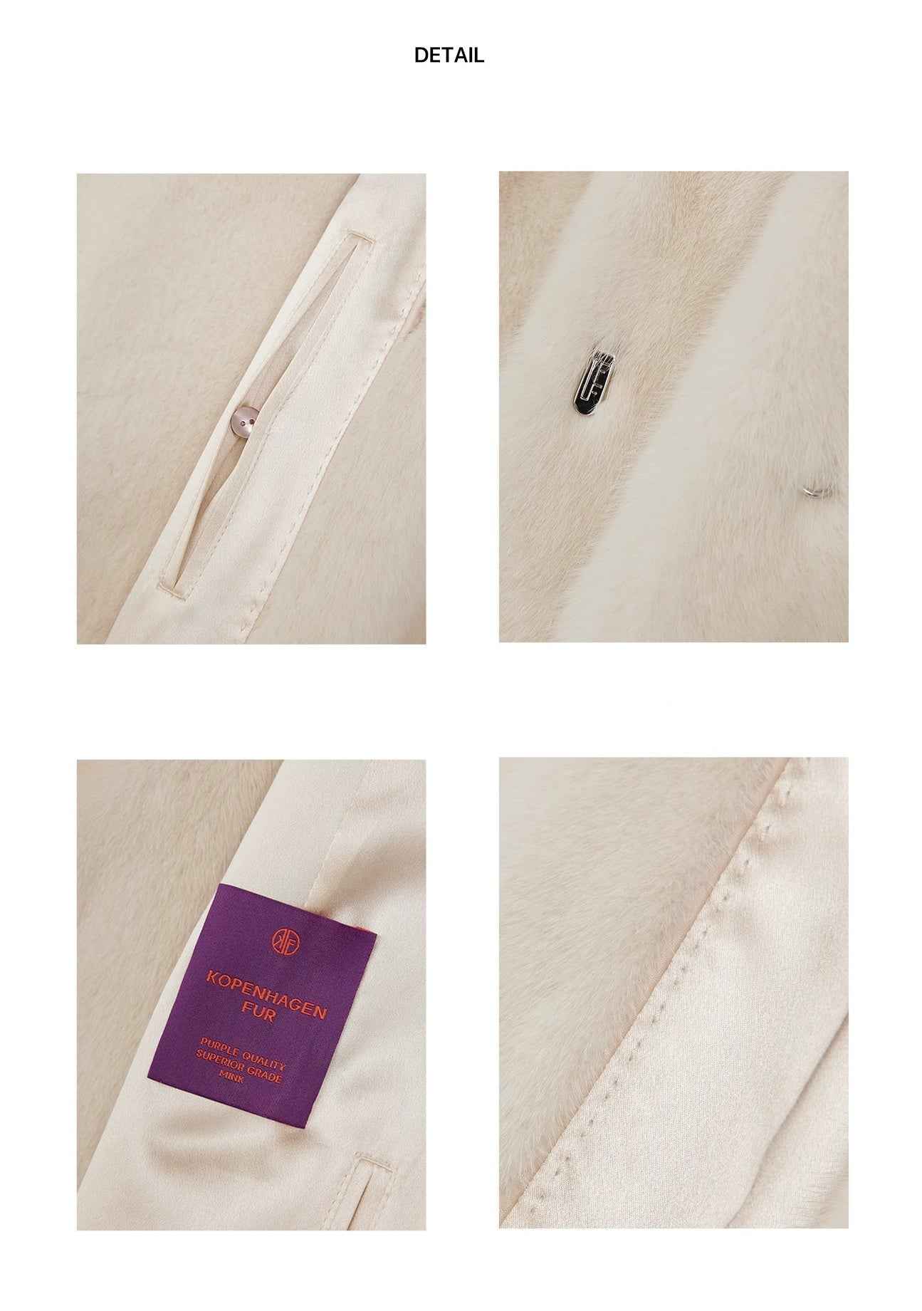 Louvre Mink V - Neck Jacket - variant_title