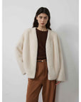 Louvre Mink V - Neck Jacket - variant_title