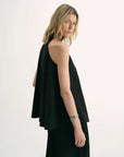 Luxury mulberry silk wrinkle - resistant small high collar A - line sleeveless top vest for women - variant_title