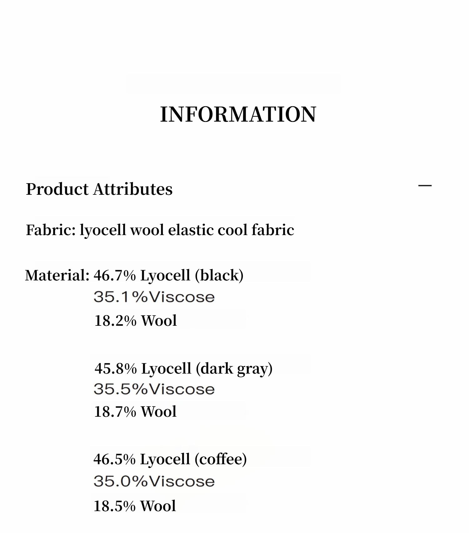 Lyocell wool stretch comfortable breathable fit minimalist solid color long - sleeved T-shirt - variant_title