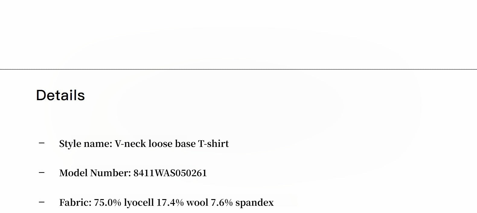 Machine washable Tencel wool V - neck two - wear elastic hem T-shirt bottoming shirt - variant_title