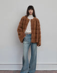 "Magic Dream" Retro Modern Washed Chicken Claw Wrinkled Jeans Women's Spacious Straight Wide Leg Pants - variant_title