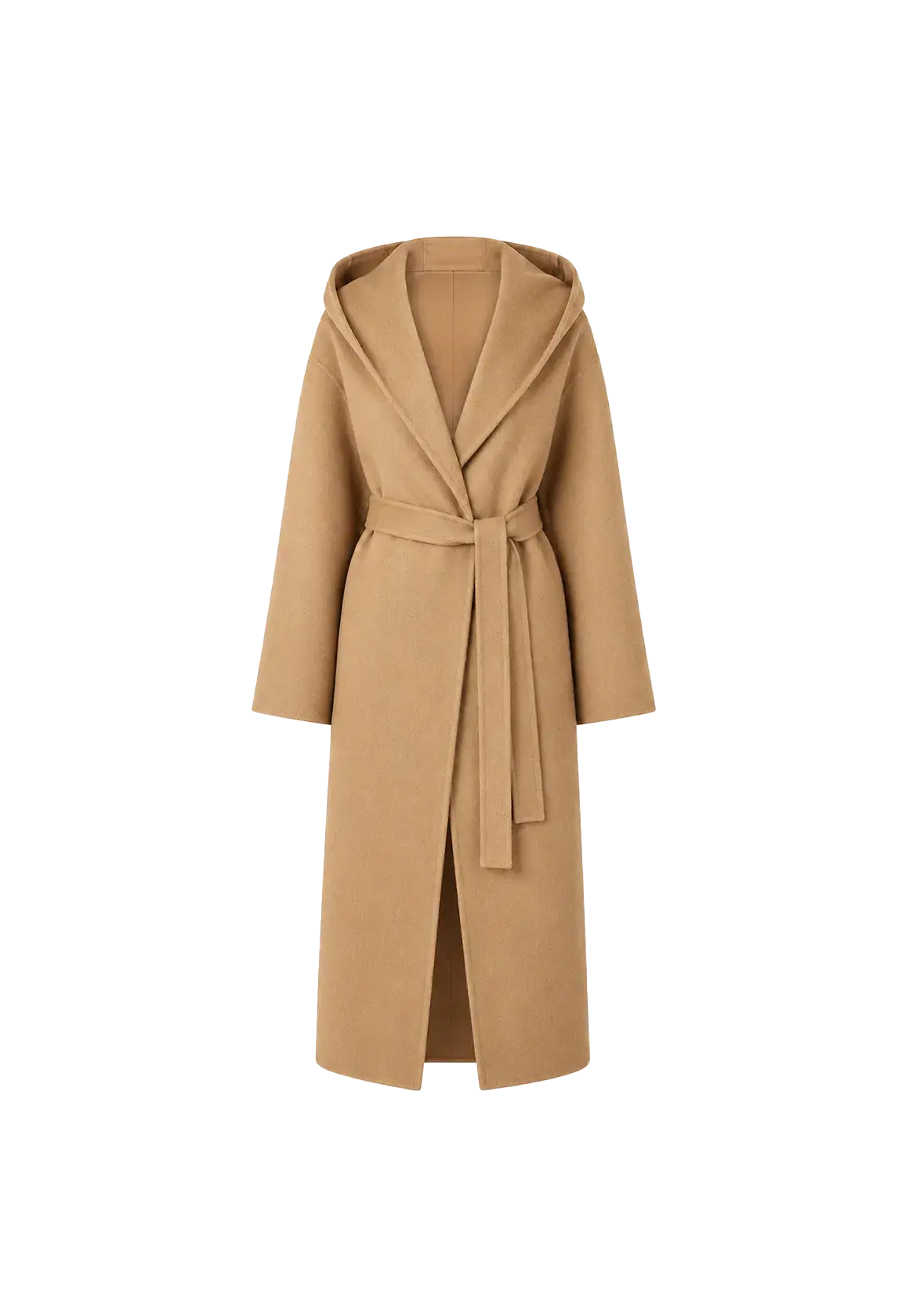 Magic World hooded wool cashmere blend cape coat product image 01