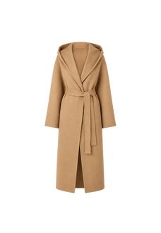 Magic World hooded wool cashmere blend cape coat product image 01
