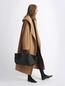 Magic World hooded wool cashmere blend cape coat product image 03