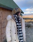 Fireladyfur Manchester City old story hooded down parka full outfit view