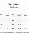 Margaret contrasting Rex rabbit fur coat size guide