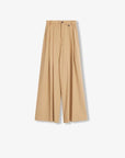 Merino wool blended double pleated wide - leg pants for women, versatile, drapey and comfortable casual trousers - variant_title