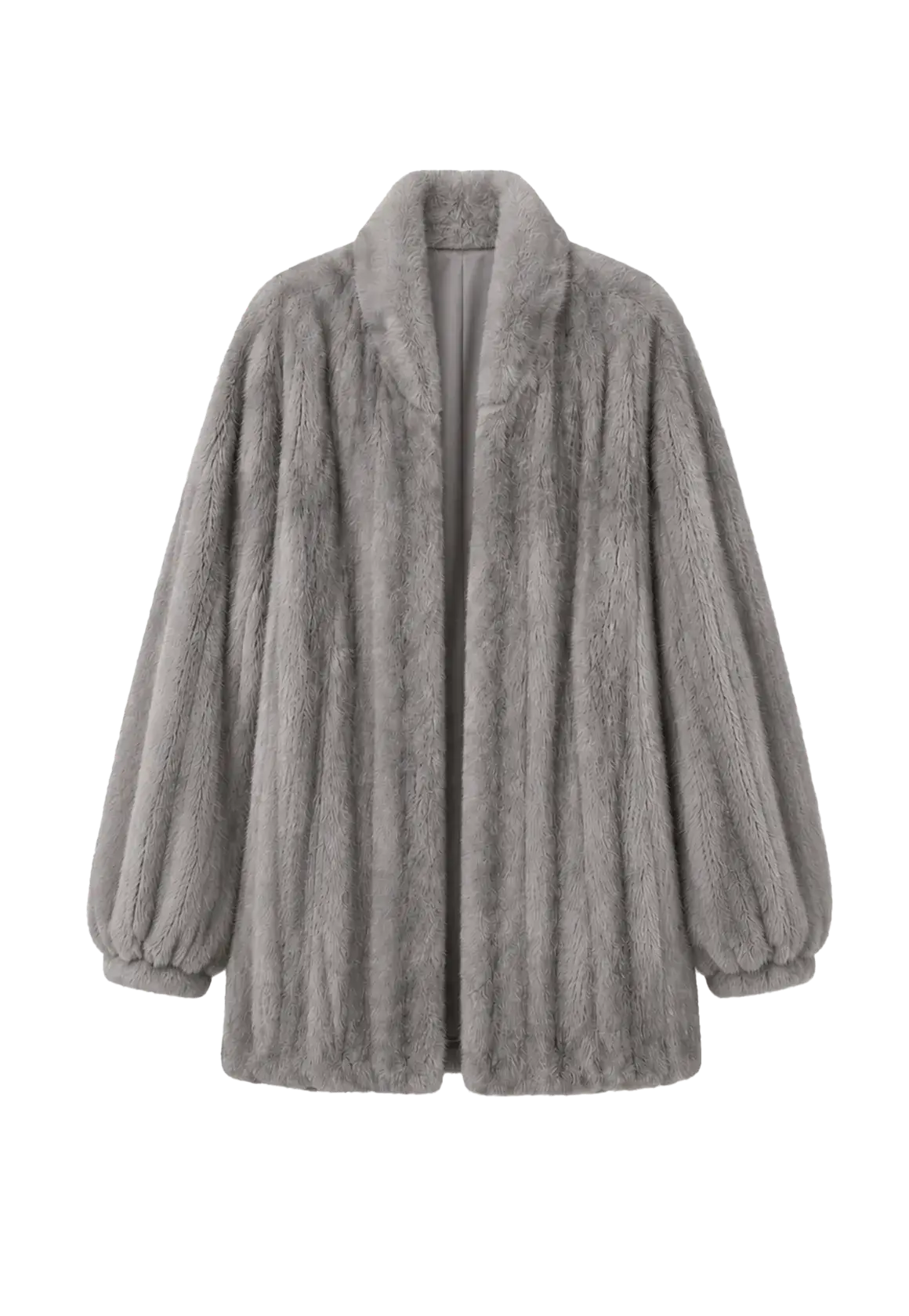 Meteor Variations Sapphire mink coat, transparent product view