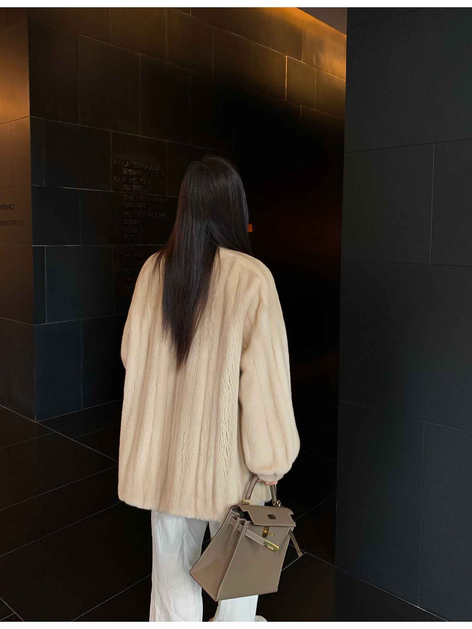 Meteor Variations Sable Fur Coat Women - variant_title