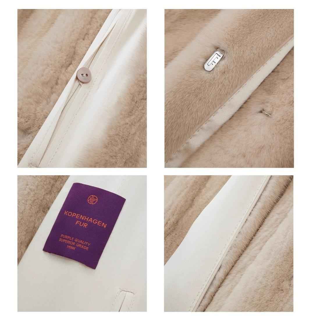 Meteor Variations Sable Fur Coat Women - variant_title