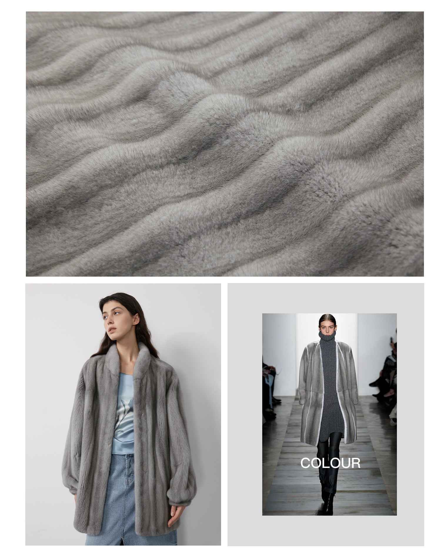 Meteor Variations Sable Fur Coat Women - variant_title