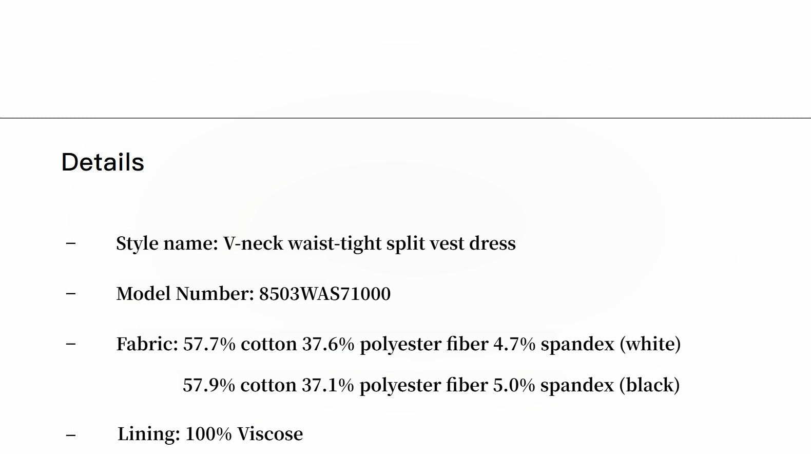 Micro - cocoon - shaped I - shaped pleated V - neck commuting slim - fitting split vest dress for women - variant_title