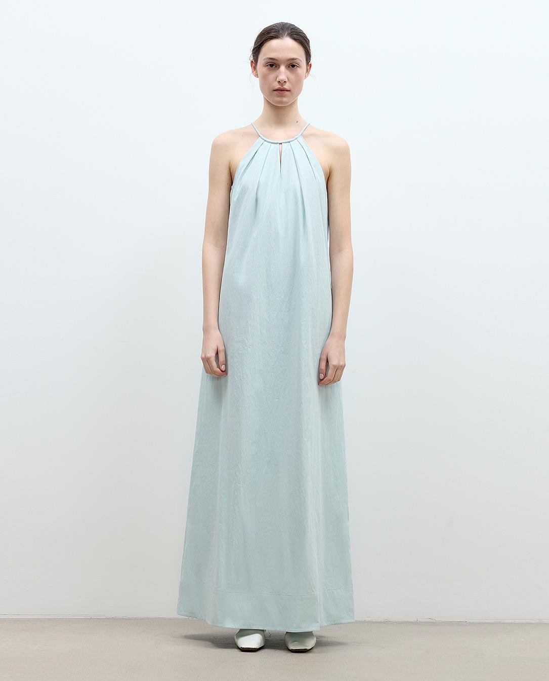 "Minimalist Rule" halter neck hollow design dress women's summer long dress - variant_title