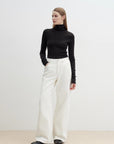 "Mint Flavor" High Waist Wide Leg Loose Washed Jeans Women - variant_title