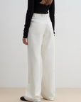 "Mint Flavor" High Waist Wide Leg Loose Washed Jeans Women - variant_title