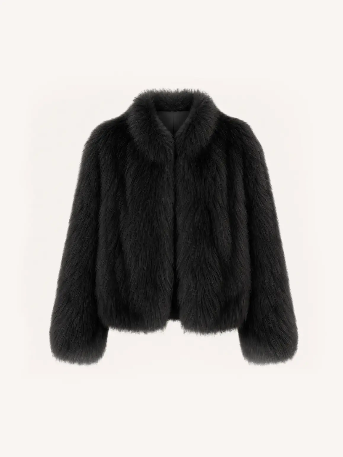 Monet's Garden Black SagaFurs fox fur coat product view