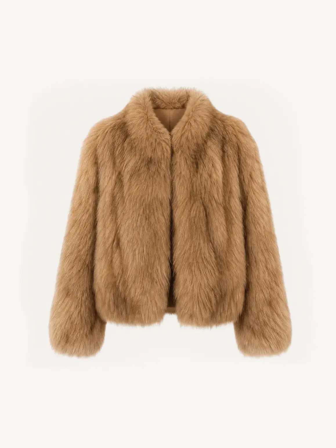 Monet's Garden Sun Gold Brown SagaFurs fox fur coat product view