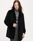 Moon Serenade hand-woven mink mid-length coat product image 05