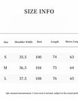 Moon Serenade hand-woven mink coat size guide