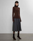 "Moonlight Essence" Machine Washable 48S Wool Pile Collar Bottoming Shirt Slim Fit Inner Knitted Sweater for Women - variant_title