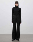 "Moonlight Essence" Machine Washable 48S Wool Pile Collar Bottoming Shirt Slim Fit Inner Knitted Sweater for Women - variant_title