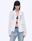"Moonlight Whisper" lightweight outdoor half - stand collar raglan sleeve jacket - variant_title
