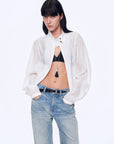 "Moonlight Whisper" lightweight outdoor half - stand collar raglan sleeve jacket - variant_title