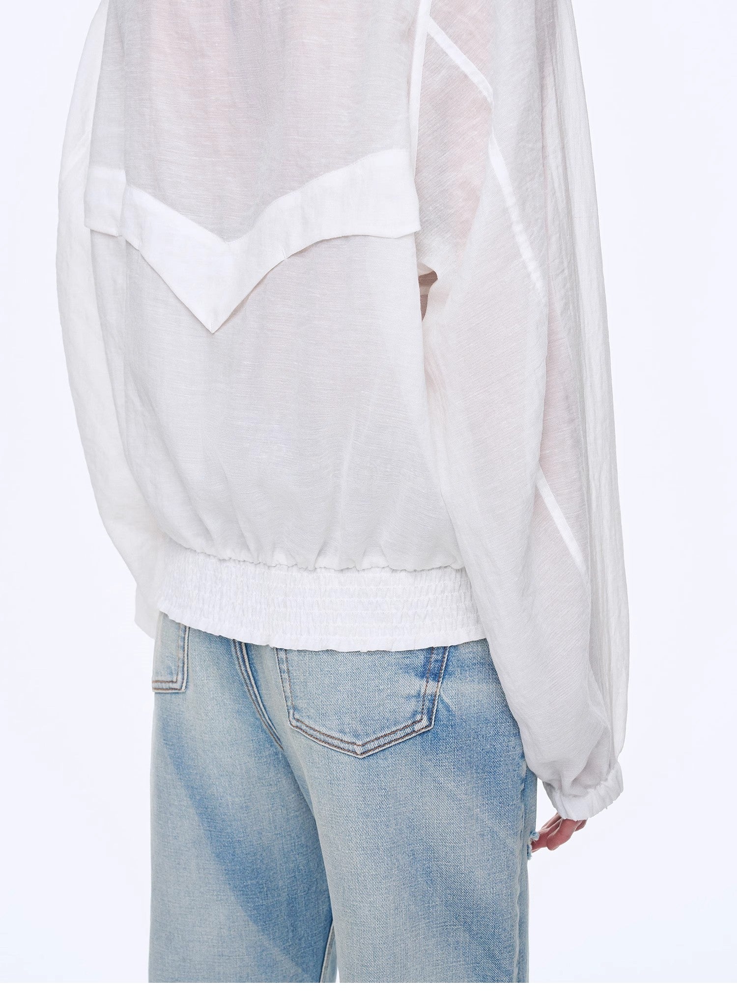 "Moonlight Whisper" lightweight outdoor half - stand collar raglan sleeve jacket - variant_title
