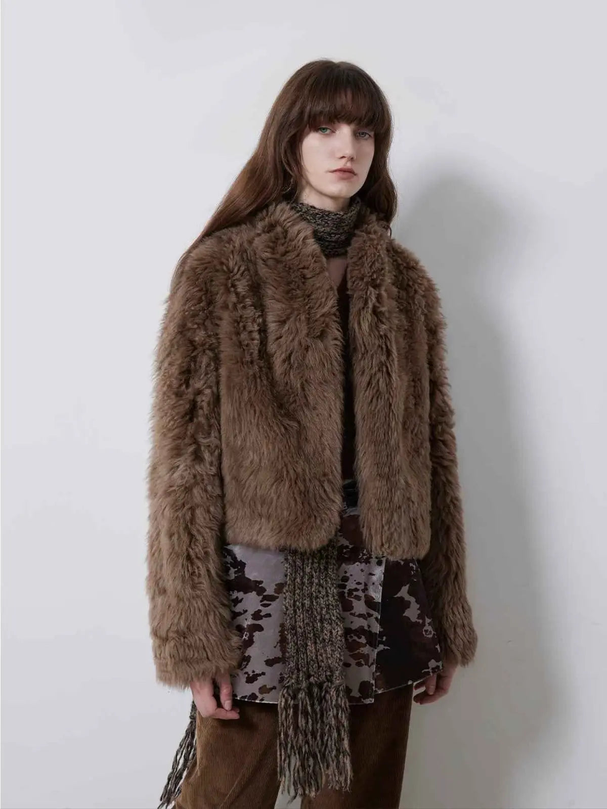 Fireladyfur Women's Tuscan Sheepskin Coat“Morning Mist Fairy” - variant_title