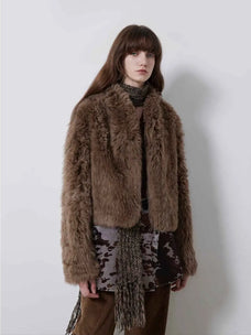 Fireladyfur Women's Tuscan Sheepskin Coat“Morning Mist Fairy” - variant_title