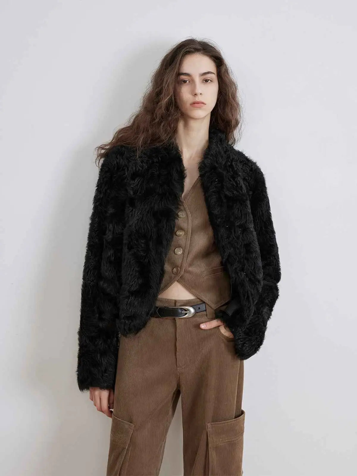 Fireladyfur Women's Tuscan Sheepskin Coat“Morning Mist Fairy” - variant_title
