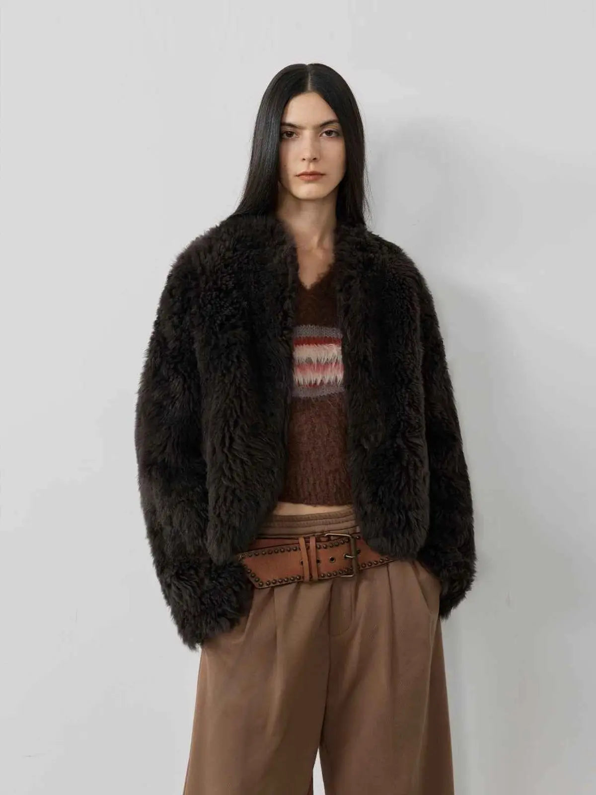 Fireladyfur Women's Tuscan Sheepskin Coat“Morning Mist Fairy” - variant_title