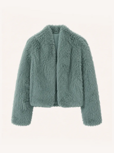 Fireladyfur Women's Tuscan Sheepskin Coat“Morning Mist Fairy” product image 9