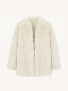Fireladyfur Women's Tuscan Sheepskin Coat“Morning Mist Fairy” product image 11