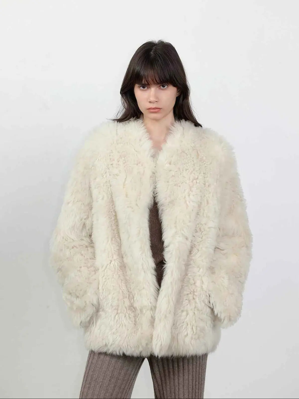 Fireladyfur Women's Tuscan Sheepskin Coat“Morning Mist Fairy” - variant_title