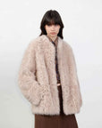 Fireladyfur Women's Tuscan Sheepskin Coat“Morning Mist Fairy” - variant_title