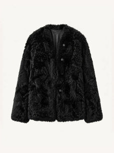 Fireladyfur Women's Tuscan Sheepskin Coat“Morning Mist Fairy” product image 17