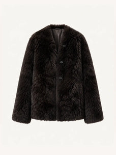 Fireladyfur Women's Tuscan Sheepskin Coat“Morning Mist Fairy” product image 19