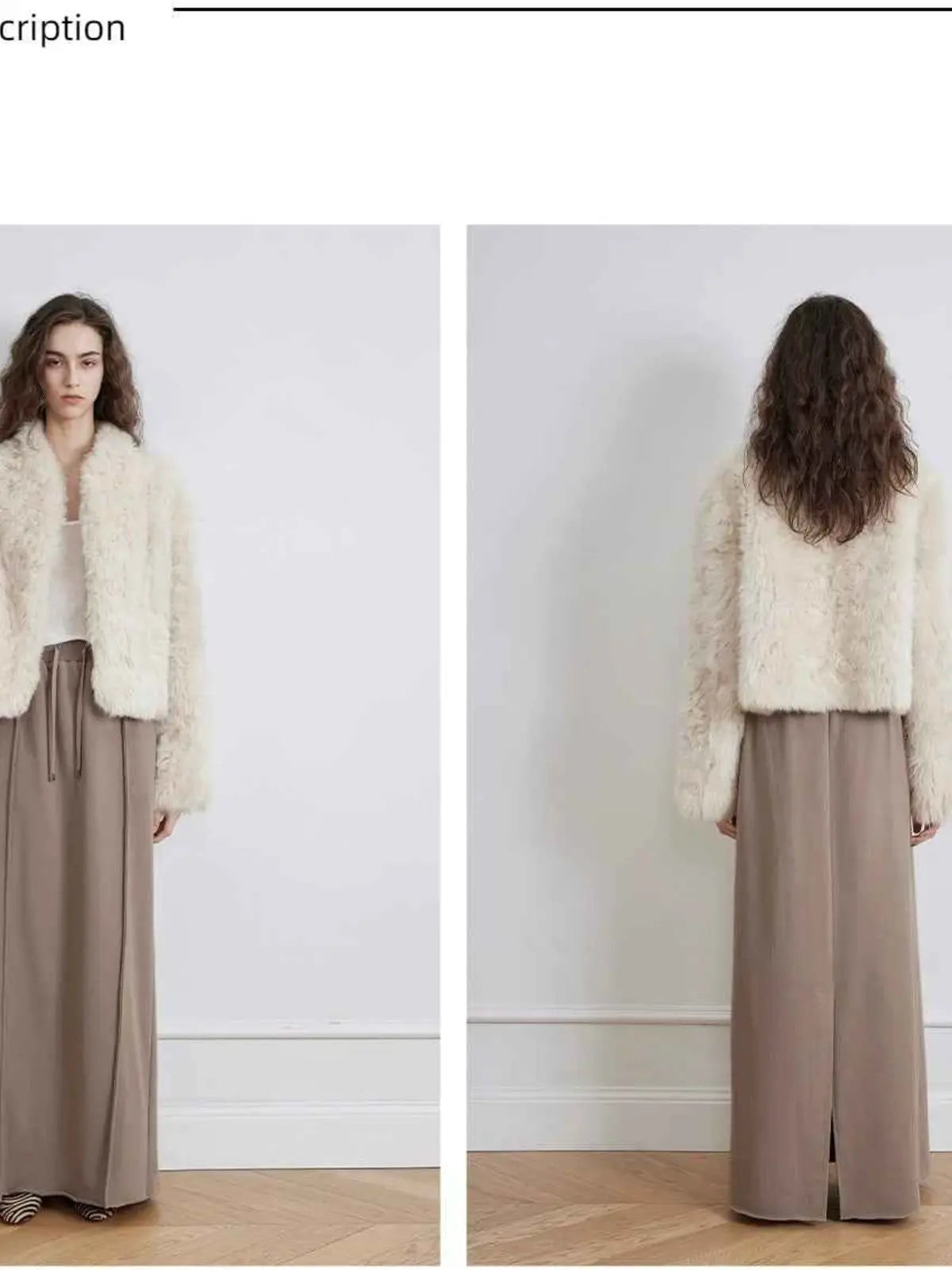Fireladyfur Women's Tuscan Sheepskin Coat“Morning Mist Fairy” - variant_title