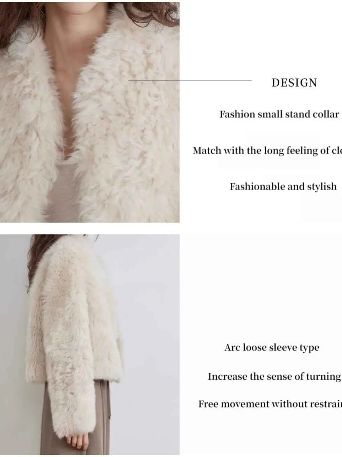 Fireladyfur Women's Tuscan Sheepskin Coat“Morning Mist Fairy” - variant_title