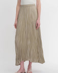 Mulberry silk custom pleated irregular hem skirt for women - variant_title