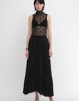 Mulberry silk custom pleated irregular hem skirt for women - variant_title