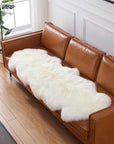 Natural New Zealand Sheepskin Rug 2x3 | Single Pelt | Ultra - Soft Thick Wool | Undyed & Formaldehyde - Free | Nursery - Safe - variant_title