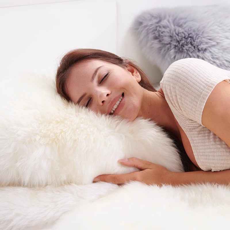 Natural New Zealand Sheepskin Rug 2x6 | Double Pelt | Thick Plush | Undyed & Formaldehyde - Free | Baby - Safe - variant_title