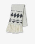 Nepal alpaca wool color clashing jacquard tassel scarf women winter warm shawl 190*27 - variant_title