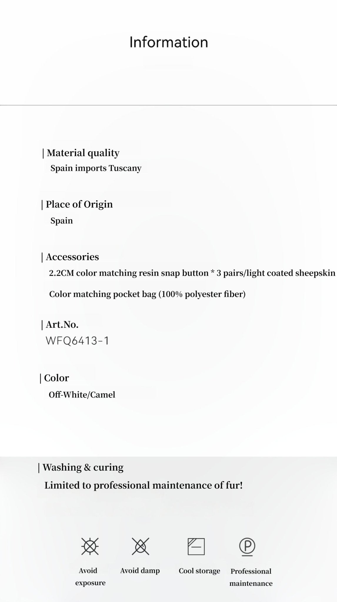"Night in Paris" imported Tuscan sheepskin women's V - neck age - reducing lamb fur coat - variant_title